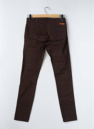 Pantalon chino poches marron KNOWLEDGE COTTON APPAREL homme
