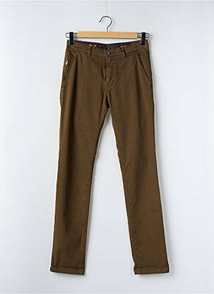 Pantalon chino marron MCS pour homme