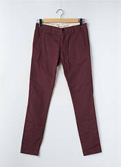 Pantalon chino violet KNOWLEDGE COTTON APPAREL pour homme seconde vue