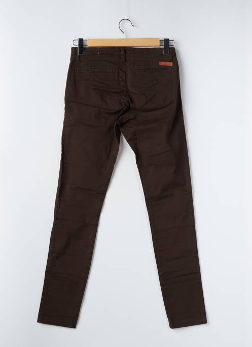 Pantalon chino marron KNOWLEDGE COTTON APPAREL pour homme
