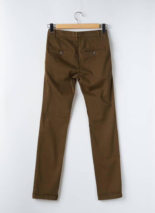 Pantalon chino marron MCS pour homme