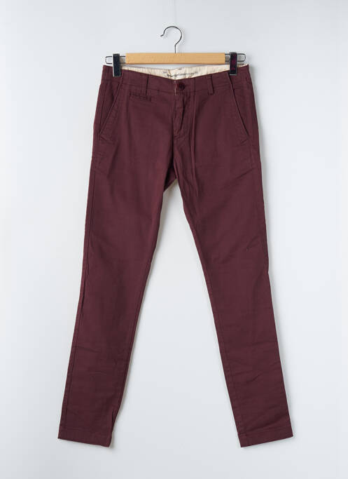 Pantalon chino violet KNOWLEDGE COTTON APPAREL pour homme