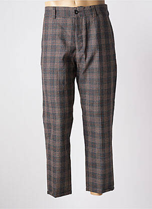 Pantalon droit taille normale taille normale gris PT01 FORWARD homme