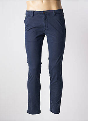 Pantalon chino poches taille normale bleu 40WEFT homme