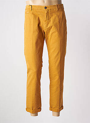 Pantalon chino poches taille normale jaune 40WEFT homme