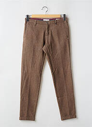 Pantalon chino poches taille normale marron AT.P.CO homme