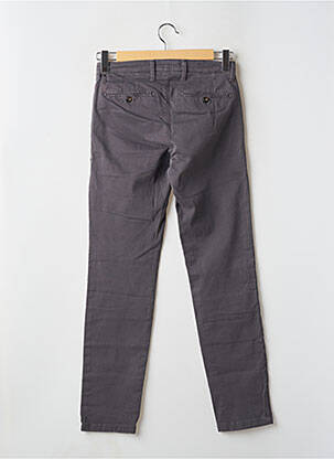 Pantalon chino poches taille normale gris FOUR.TEN homme