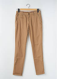 Pantalon chino bio taille normale marron KNOWLEDGE COTTON APPAREL homme