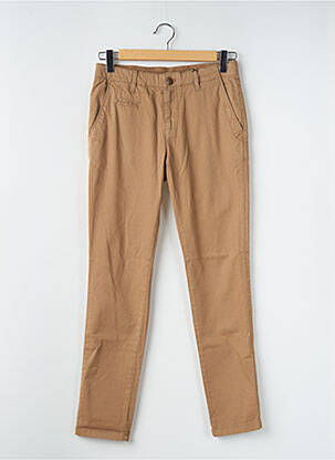 Pantalon chino bio taille normale marron KNOWLEDGE COTTON APPAREL homme