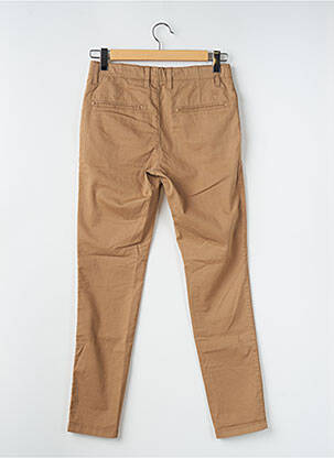 Pantalon chino bio taille normale marron KNOWLEDGE COTTON APPAREL homme