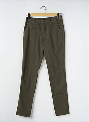 Pantalon chino bio taille normale vert fonce KNOWLEDGE COTTON APPAREL homme