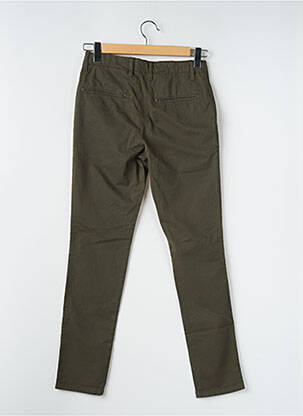 Pantalon chino bio taille normale vert fonce KNOWLEDGE COTTON APPAREL homme
