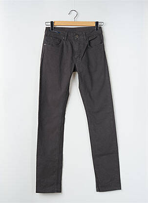 Pantalon slim stretch taille normale gris TELERIA ZED homme