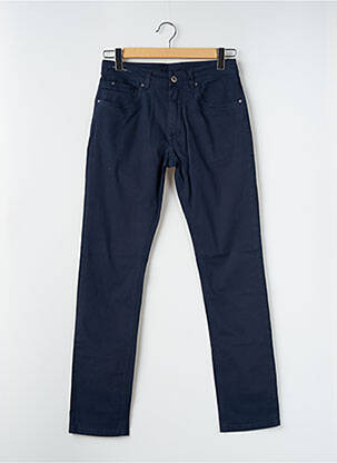 Pantalon slim stretch taille normale bleu TELERIA ZED homme