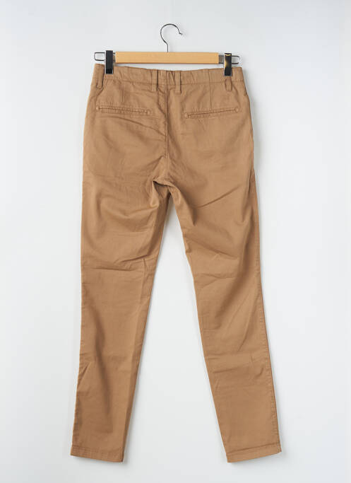 Pantalon chino marron KNOWLEDGE COTTON APPAREL pour homme