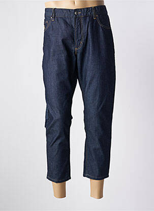 Pantacourt tissage brut taille normale bleu MCS homme