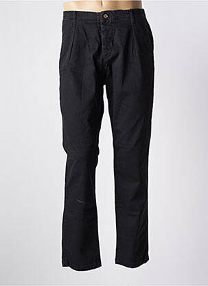 Pantalon chino poches taille normale noir INDIVIDUAL homme
