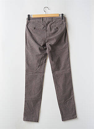 Pantalon chino poches taille normale gris FOUR.TEN homme