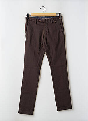 Pantalon chino poches taille normale marron AT.P.CO homme