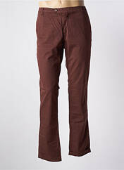 Pantalon chino marron INDIVIDUAL pour homme seconde vue