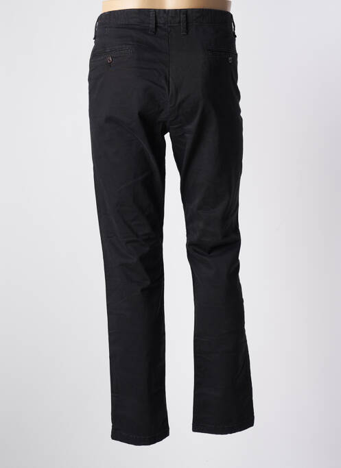 Pantalon chino poches taille normale noir INDIVIDUAL homme