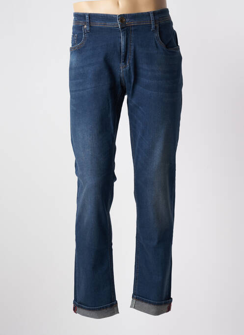 Jeans coupe droite bleu MCS pour homme