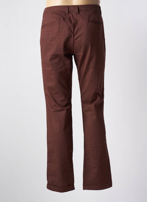 Pantalon chino marron INDIVIDUAL pour homme