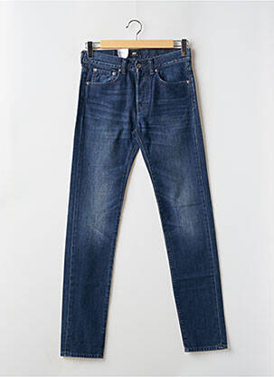 Jeans coupe slim fermeture boutonnée sur le devant taille normale bleu EDWIN homme