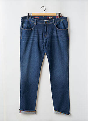 Jeans coupe slim stretch taille normale bleu MCS homme