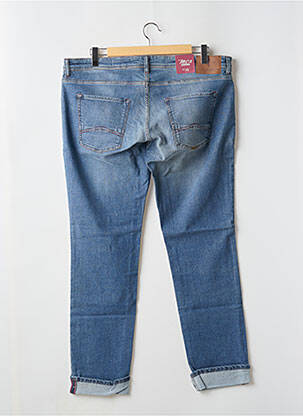 Jeans coupe droite stretch taille normale bleu MCS homme