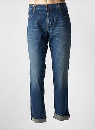 Jeans coupe slim stretch taille normale bleu MCS homme