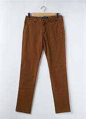 Pantalon droit marron SCOTCH & SODA pour homme seconde vue