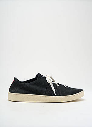 Baskets semelle amovible bout rond noir ECTOR homme