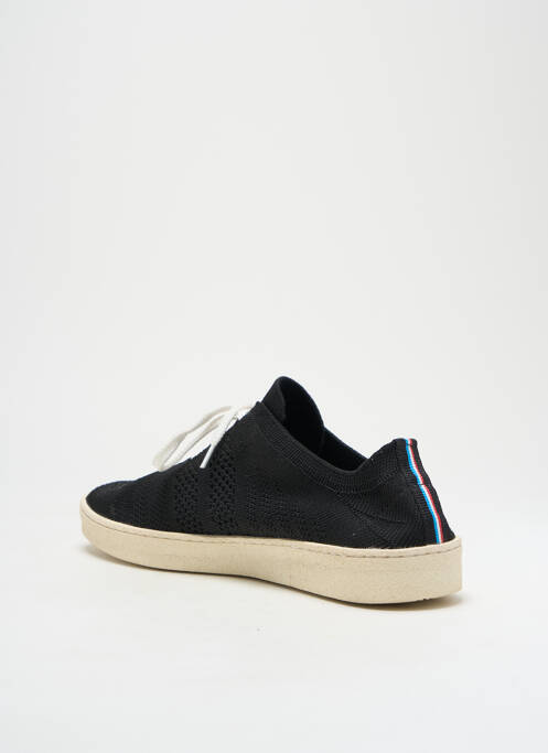 Baskets semelle amovible bout rond noir ECTOR homme