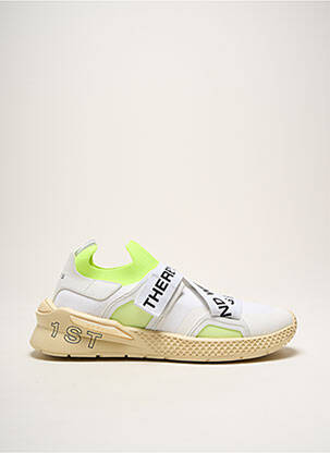 Baskets semelle amovible bout rond blanc VFTS homme