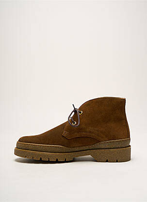 Bottines/boots nubuck talon bas marron KLEMAN homme