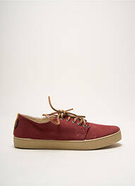 Baskets nubuck bout rond violet POMPEII homme
