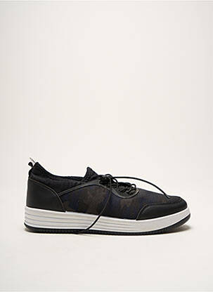 Baskets fermeture elastique bout rond noir 51000 homme
