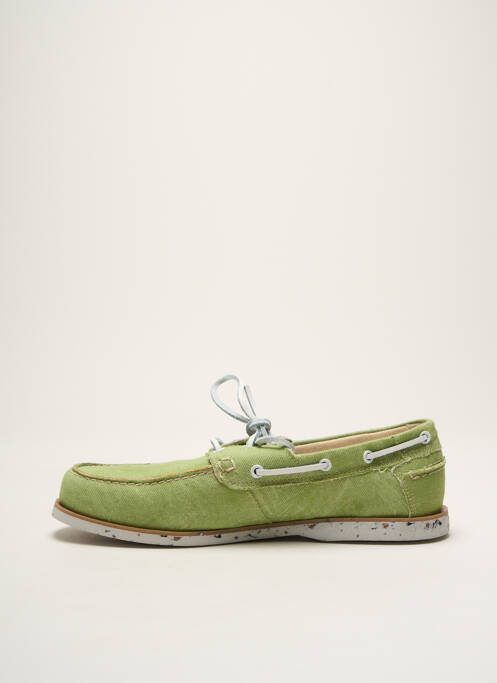 Chaussures bâteau vert LA MARINE pour homme