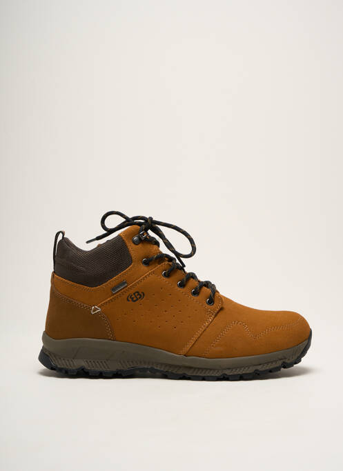 Baskets sport trekking bout rond jaune BRUTTING homme