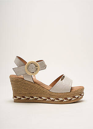 Sandales/Nu pieds gris JET 7 pour femme
