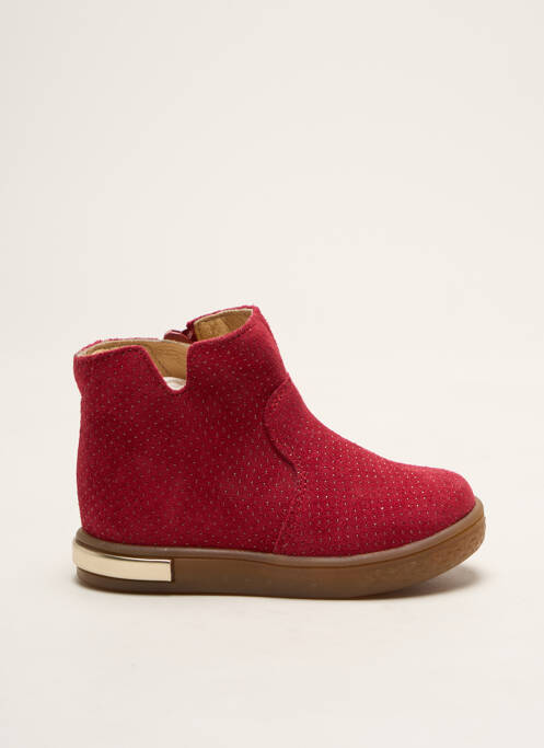 Bottines/Boots rouge BABYBOTTE pour fille