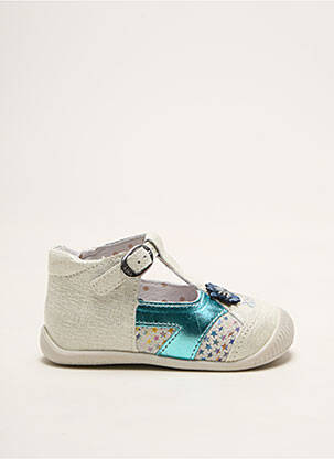 Sandales/nu pieds bout rond bout rond blanc BABYBOTTE fille
