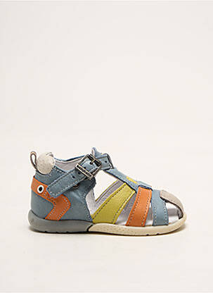 Sandales/nu pieds talon compensé talon compensé bleu BABYBOTTE garçon
