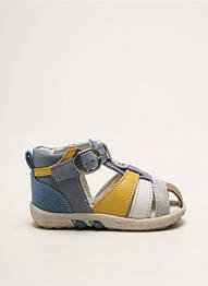 Sandales/nu pieds nubuck bout rond bleu BABYBOTTE garcon