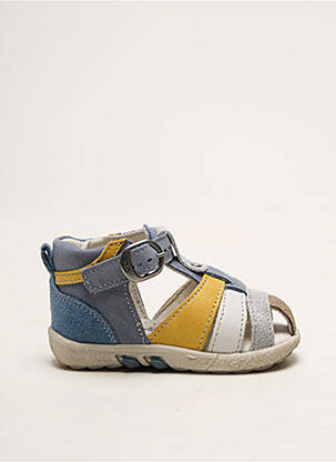 Sandales/nu pieds nubuck bout rond bleu BABYBOTTE garcon