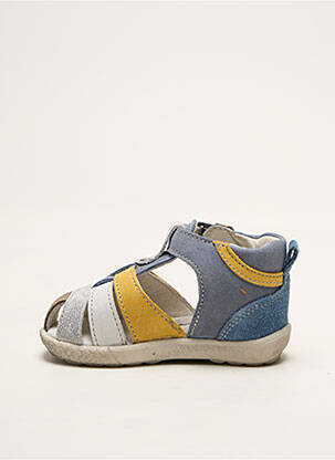Sandales/nu pieds nubuck bout rond bleu BABYBOTTE garçon