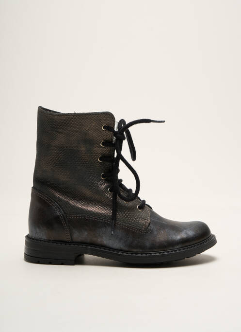 Bottines/boots impression talon bas gris BELLAMY fille