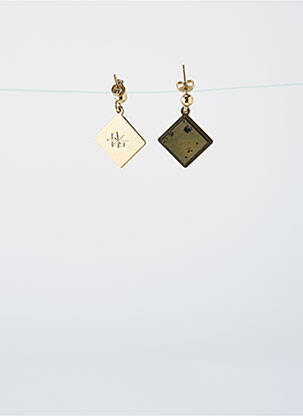 Boucles d’oreilles ornement breloque / pampille vert LITTLE ETINCELLE femme