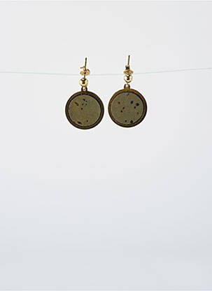 Boucles d’oreilles ornement breloque / pampille vert LITTLE ETINCELLE femme